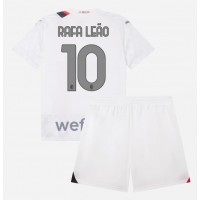 AC Milan Rafael Leao #10 Bortatröja Barn 2023-24 Kortärmad (+ Korta byxor)